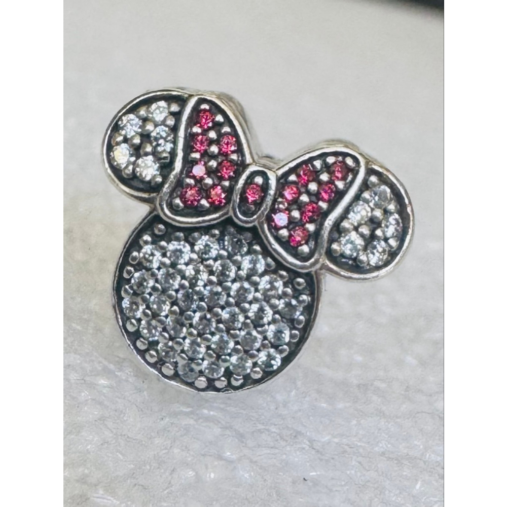 Pandora Disney Parks Minnie Mouse Icon Pavé Clip Charm 791933CZ
